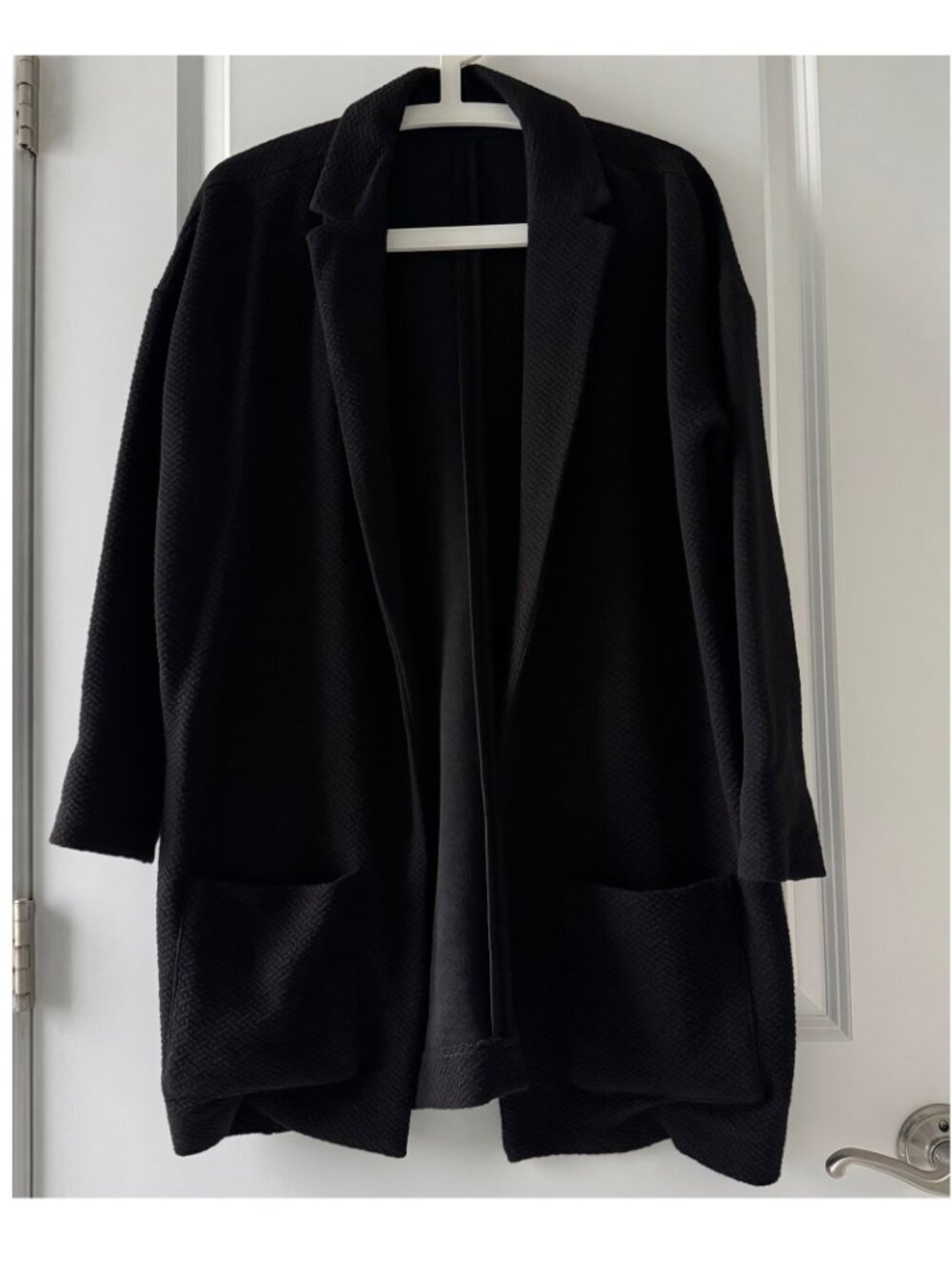 Forever 21 Textured Open Front Blazer – One Size